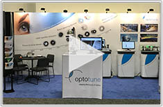 Optotune booth at Photonics West 2017